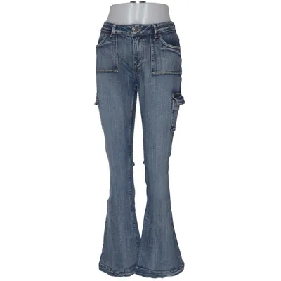 Jeans (Blå) från Subdued Elastan, Återvunnen bomull
