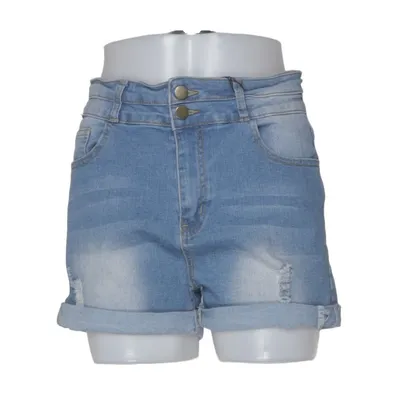 Short en jean (Bleu) de Jeans Coton, Élasthane, Polyester, Viscose