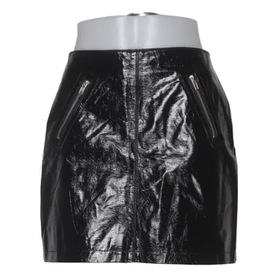 Vinyl skirt (Black) from Forever 21 Polyester, Polyurethane, Viscose