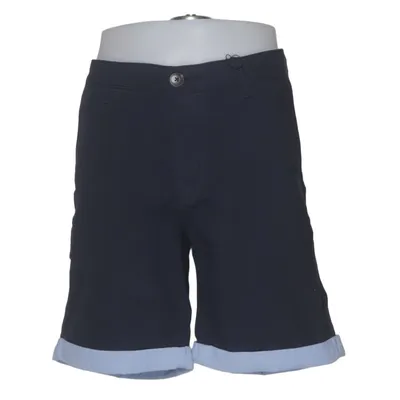 Korte broek (Blauw) van Review Katoen, Elastaan
