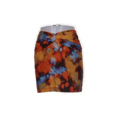 Skirt (Orange, Blue, Brown, Yellow, Multicolored) from NA-KD Elastane, Linen, Viscose