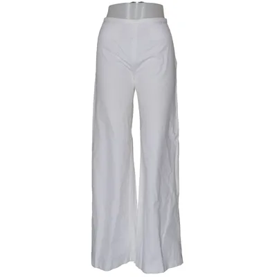 Pants (White) from Salvatore Ferragamo Cotton