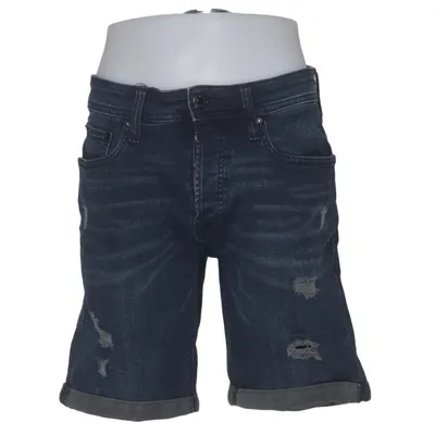Short en jean (Bleu) de Jack & Jones Jeans Intelligence Élasthane, Coton biologique