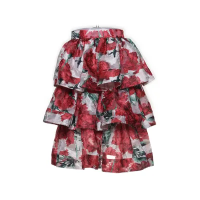 Kjol (Röd, Vit, Grön, Flerfärgad) från Coosy Bomull, Polyester