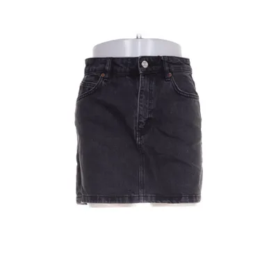 Spijkerrok (Zwart) van Mango Denim Katoen