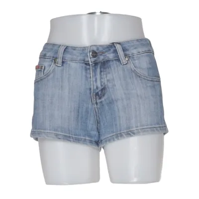 Denim shorts (Blauw) van Sapa Katoen, Elastaan