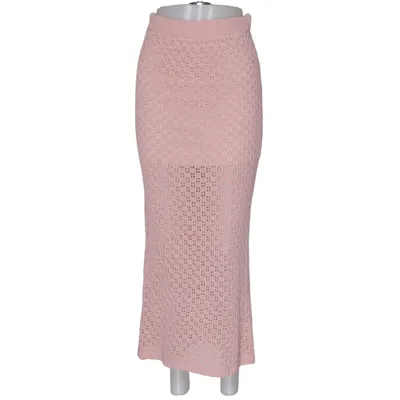 Maxi rok (Roze) van LS Acryl, Katoen