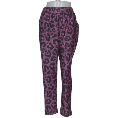Pants (Purple, Black) from Lacony Elastane, Polyester