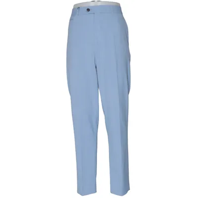 Jakkesætsbukser (Blå) fra Lindbergh White Elastan, Polyester, Viscose