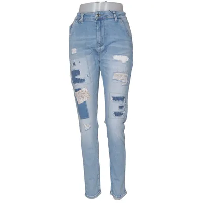 Jeans (Blue, Multicolored) from Sorbet Cotton, Elastane, Polyester