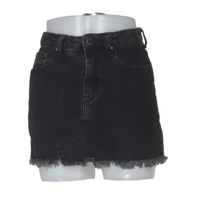 Denim skirt (Black) from Double Agent Cotton