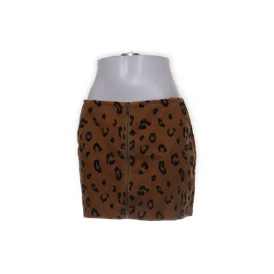 Jupe (Marron, Noir) de Obey Coton