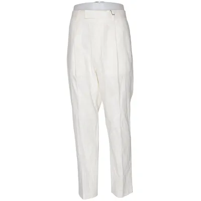 Suit pants (Beige) from Topman Cotton, Linen, Polyester
