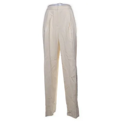 Pantalon (Beige) de Adam Lippes Coton, Élasthane, Soie, Viscose