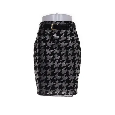 Skirt (Black, Gray) from Miss Joy Polyamide, Polyester