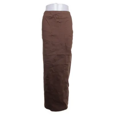 Långkjol (Brun) Viskos, Nylon, Elastan