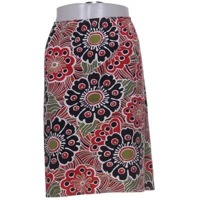 Kjol (Röd, Svart, Grön, Vit, Flerfärgad) från Nanso Bomull, Elastan, Modal