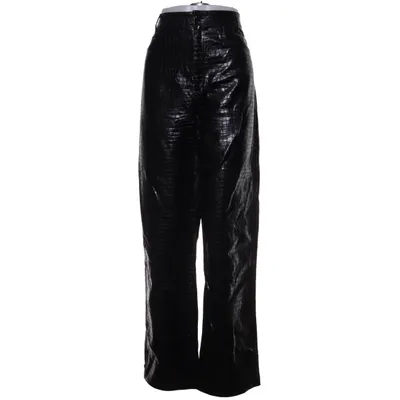 Pants (Black) from Nicki Studios x Gina Tricot Polyurethane, Viscose