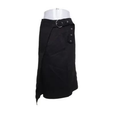 Wrap skirt (Black) from H&M Studio Viscose, Polyester, Cotton