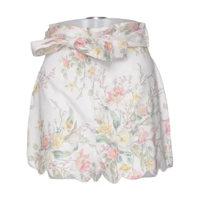Shorts (Vit, Flerfärgad) från Zimmermann Bomull, Linne