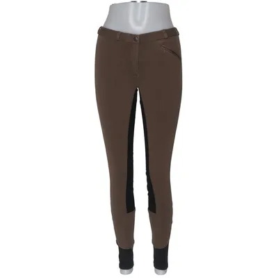 Ridebukser (Brun, Sort) fra Covalliero Bomuld, Elastan, Polyester, Polyurethan