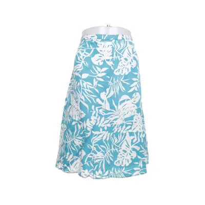 Kjol (Vit, Blå) från Simple Wish Polyester, Linne