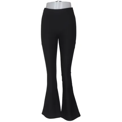 Pantalon (Noir) de Yu & Me Coton, Élasthane, Polyester