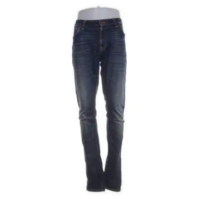 Spijkerbroek (Blauw) van Nudie Jeans Katoen, Elastaan