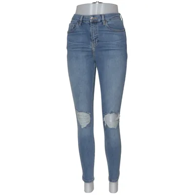 Spijkerbroek (Jamie) van Topshop Moto Katoen, Elastaan, Polyester