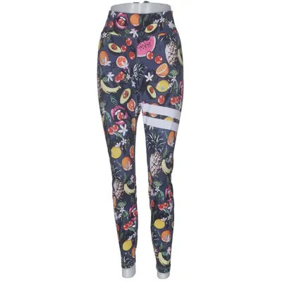 Træningsleggings (Blå, Flerfarvet) fra Stronger Elastan, Polyester