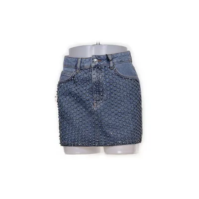 Jupe en jean (MOTO) de Topshop Moto Coton, Polyester