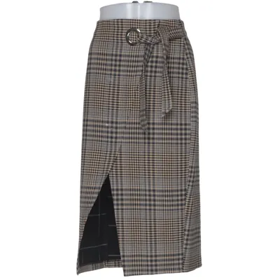 Wickelrock (Beige, Schwarz) von River Island Elasthan, Polyester, Viskose