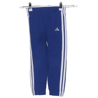 Pantalon de survêtement (Bleu, Blanc) de Adidas Coton, Polyester