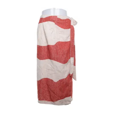 Wrap skirt (Beige, Red) from Oas Cotton