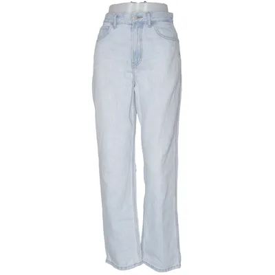 Spijkerbroek (Blauw) van Uniqlo U Katoen, Hennep, Polyester
