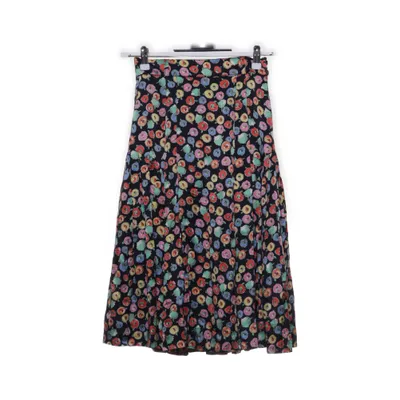Skirt (Black, Multicolored) from Escada by Margaretha Ley Silk
