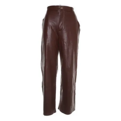 Leren broek (Bruin) van Vanilia Katoen, Elastaan, Polyurethaan, Viscose