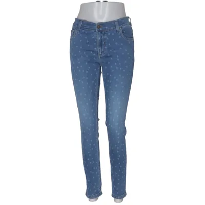 Spijkerbroek (Blauw) van Carolina Herrera Katoen, Elastaan, Leer, Polyester
