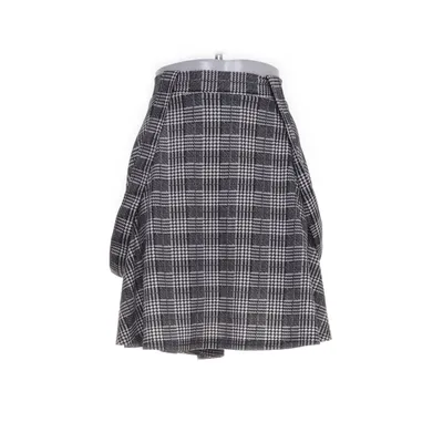 Dungaree skirt (Black, White) from Shein Curve Polyester