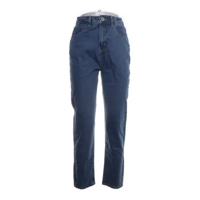 Jeans (Blue) from Boohoo Blue Cotton, Leather