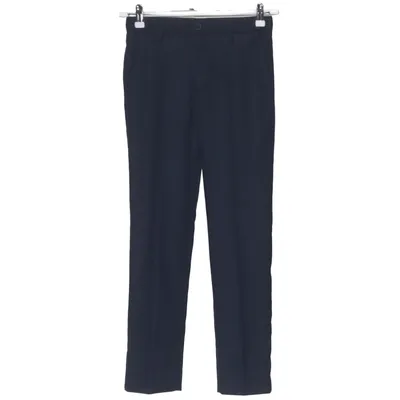 Stoffhose (Blau) von Mango Baumwolle, Elasthan, Polyester, Viskose