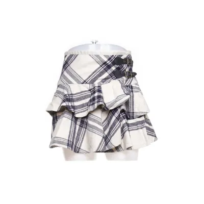 Wrap skirt (Beige, Blue) from Ralph Lauren Cotton, Polyester