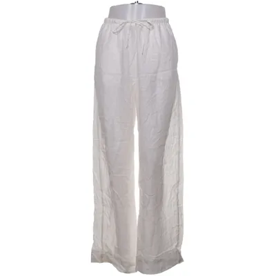 Palazzo pants (Beige) from Weekday Linen, Viscose