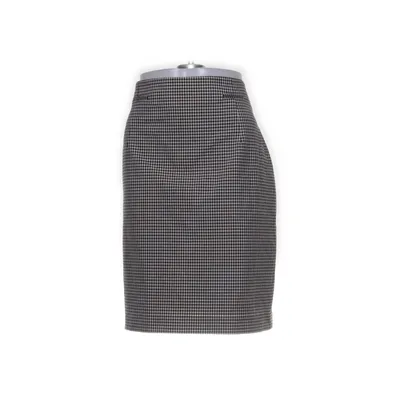 Kjol (Svart, Vit, Flerfärgad) från Hirsch Elastan, Polyester, Ull