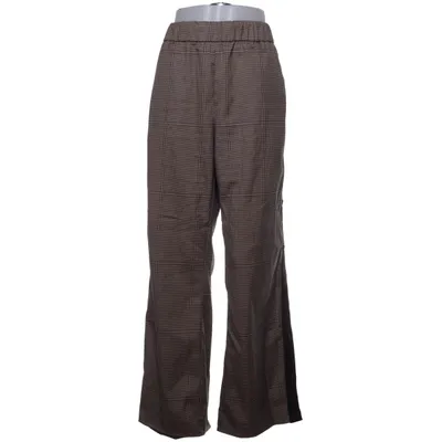 Byxor (Brun, Svart) från Monki Elastan, Polyester, Viskos