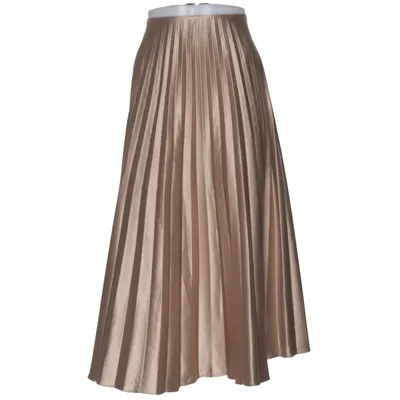 Långkjol (Beige) från Zara Elastan, Polyester