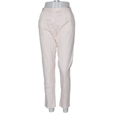 Chinos (Beige, White) from Helene Fischer Cotton, Elastane