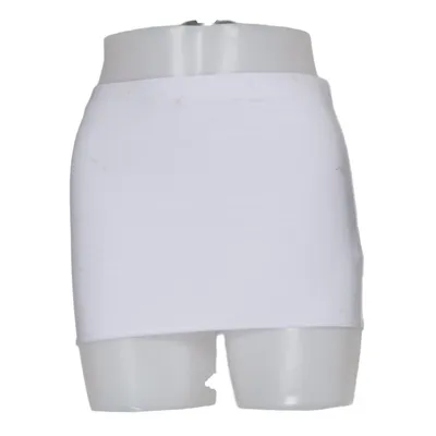 Skirt (White) from PrettyLittleThing Elastane, Polyester