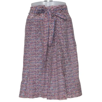 Kjol (Blå, Röd, Beige) från Brora Bomull, Silke