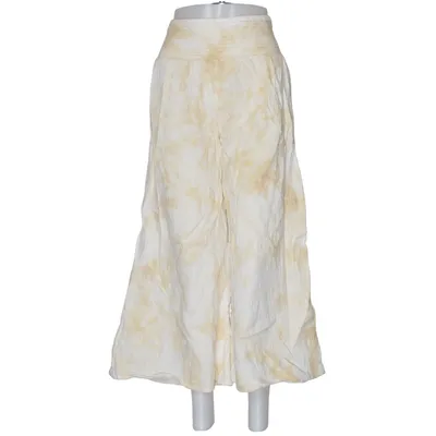 Palazzo pants (Beige, White) from Etam Cotton
